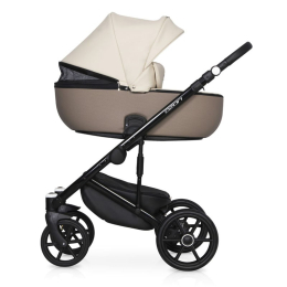 Коляска 2 в 1 Riko Basic Ozon Ecco, 25 слоновая кость-бежевый