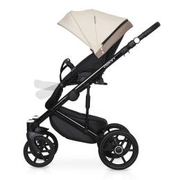 Коляска 2 в 1 Riko Basic Ozon Ecco, 25 слоновая кость-бежевый
