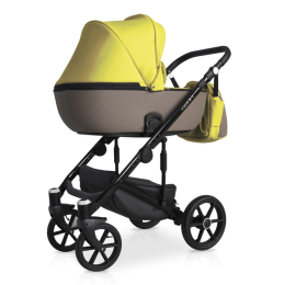 Коляска 3 в 1 Riko Basic Ozon Ecco, 26 лимонный-бежевый