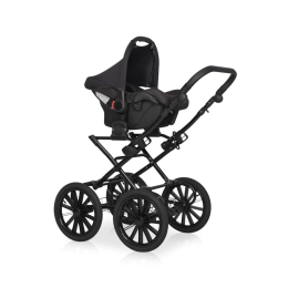 Коляска 3 в 1 Riko Basic Ozon Prestige, 01 (графит-синий)