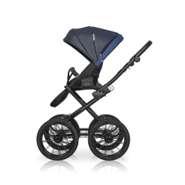 Коляска 3 в 1 Riko Basic Ozon Prestige, 01 (графит-синий)