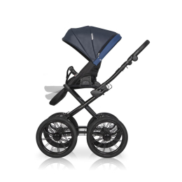 Коляска 3 в 1 Riko Basic Ozon Prestige, 01 (графит-синий)