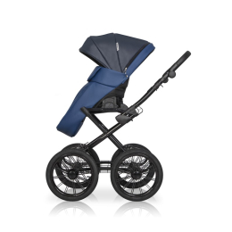 Коляска 3 в 1 Riko Basic Ozon Prestige, 01 (графит-синий)