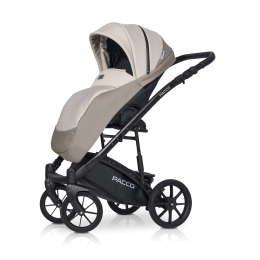 Коляска 2 в 1 Riko Basic Pacco, 06 Latte (бежевый-коричневый)