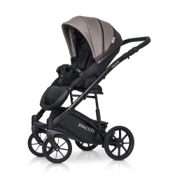 Коляска 2 в 1 Riko Basic Pacco, 07 Mokka (кофейный-темно-коричневый)