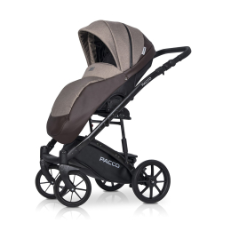 Коляска 2 в 1 Riko Basic Pacco, 07 Mokka (кофейный-темно-коричневый)