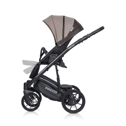 Коляска 2 в 1 Riko Basic Pacco, 07 Mokka (кофейный-темно-коричневый)