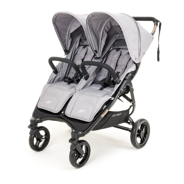 Прогулочная коляска для двойни Valco Baby Snap Duo Cool Grey (серый)