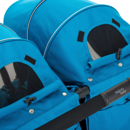 Коляска для двойни Valco Baby Snap Duo, Ocean Blue (голубой)