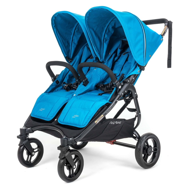 Прогулочная коляска для двойни Valco Baby Snap Duo Ocean Blue (голубой)