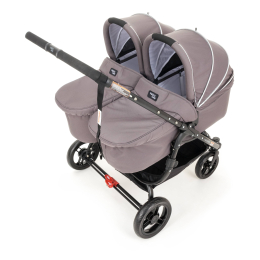 Коляска для двойни 2 в 1 Valco Baby Snap Duo Dove Grey (Графитовый)