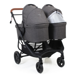 Коляска для двойни 2 в 1 Valco Baby Snap Duo Trend Charcoal (Графит)