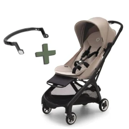 Прогулочная коляска Bugaboo Butterfly Desert Taupe с бампером