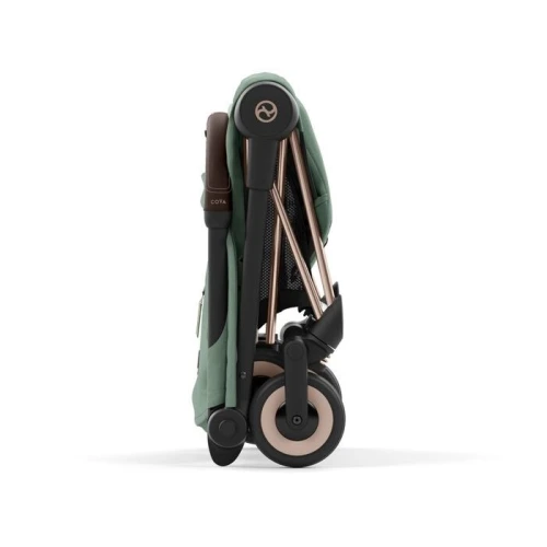 Прогулочная коляска Cybex Coya Leaf Green шасси Rosegold