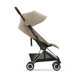 Прогулочная коляска Cybex Coya Cozy Beige шасси Rosegold