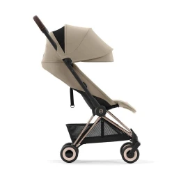 Прогулочная коляска Cybex Coya Cozy Beige шасси Rosegold