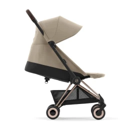 Прогулочная коляска Cybex Coya Cozy Beige шасси Rosegold