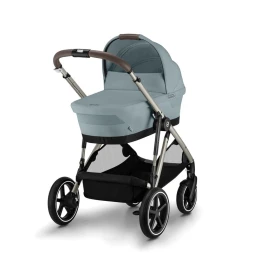 Коляска для двойни 2 в 1 Cybex Gazelle S цвет Sky Blue рама Taupe Frame