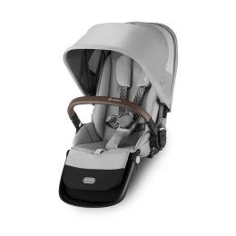 Прогулочная коляска для двойни Cybex Gazelle S Lava Grey (светло-серый)