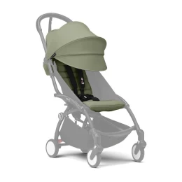 Прогулочная коляска Stokke YOYO³ цвет Olive рама Black + Бампер