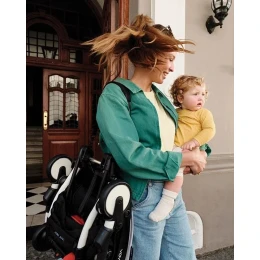 Прогулочная коляска Stokke YOYO³ цвет Ginger рама White + Бампер
