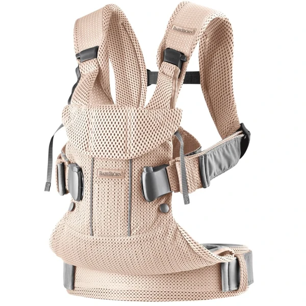 Эргорюкзак BabyBjorn One Air 3D Mesh Pearly pink (Розовый)