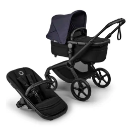 Коляска 2 в 1 Bugaboo Fox 5 Renew цвет Deep Indigo-Black рама Black