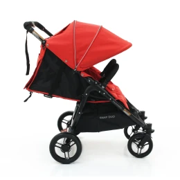 Прогулочная коляска для двойни Valco Baby Snap Duo Fire Red (Красный)